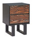 Aremi - Nightstand - Brown / Black