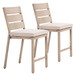 Reefline - Armless Counter Stool (Set of 2) - Gray / Light Brown