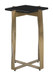Noara - Accent Table - Black / Brass