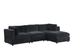 Milan Black Modular Sectional