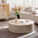 Round Coffee Table For Living Room - Amber