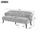 3 Seater Tufted Upholstered Couch Comfy Living Room Sofa