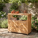 Patio Bar Table Set With Storage