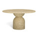 Cynthia - Indoor / Outdoor Dining Table - Light Emperador Marble