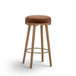 Oodle - Performance Vegan Mohair Light Walnut Stool
