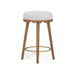Oodle - Performance Vegan Mohair Light Walnut Stool