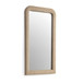 Heidi - Oversized Upholstered Floor Mirror In Textured Fabric