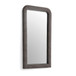 Heidi - Oversized Upholstered Floor Mirror In Textured Fabric