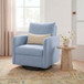 Nancy - "Easy Clean" Chambray Chenille Nursing Chair