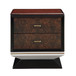 Jamonica - Nightstand With 2 Drawers - Dark Brown