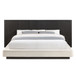 Clayten - Eastern King Bed - Beige Linen & Espresso
