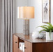 Tania - Contemporary Table Lamp - Brown / Metallic Brown / Champagne