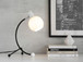 Eileen - Contemporary Task Lamp - Black / White