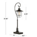 Landen - Contemporary Task Lamp (Set of 2) - Oil Rubbed Bronze / Clear
