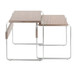 Tea Side Mid-Century Modern Nesting Tables - Walnut