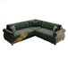 L-Shaped Sofa Couch With Pull-Out Bed