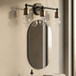 3 Light Wall Sconce, Vanity Light, No Bulbs Included - Black / Gold