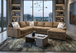 Amara Mocha Ultra Soft Teddy Bear Sectional