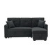 Sleeper Sectional With Pull Out Bed, Reversible Chaise