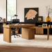 Veritas 360-Degree Rotating Desk Electric Adjustable Standing Desk