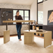 Veritas 360-Degree Rotating Desk Electric Adjustable Standing Desk