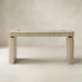 Baggio Seadrift Modern Fluted Electric Adjustable Standing Desk