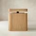 Baggio Oak Modern Fluted Electric Adjustable Standing Desk