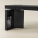 Baggio Charcoal Modern Fluted Electric Adjustable Standing Desk