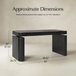 Baggio Charcoal Modern Fluted Electric Adjustable Standing Desk