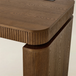 Baggio Mocha Modern Fluted Electric Adjustable Standing Desk