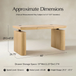 Emilio Oak Modern Electric Adjustable Standing Desk