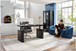 Emilio Charcoal Modern Electric Adjustable Standing Desk