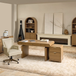 Louise Mid-Century Modern Electric Adjustable Standing Desk