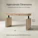 Julia Farmhouse Electric Adjustable Standing Desk