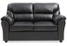 Padded Love Seat For Modern Living - Black