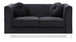 Glam Styled Micro Suede Loveseat