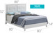Padded Headboard Bed