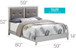 Padded Headboard Bed