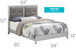 Padded Headboard Bed