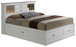 Traditional Style Bookcase Storage Bed