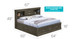 Traditional Style Bookcase Storage Bed