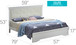 Chic Elegantly Designed Transitional Bed