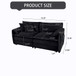 Modern Oversized Loveseat Sofa With Deep Seat And Diy Combination