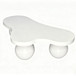 Cloud Shaped Coffee Table With 3 Ball Legs For Living Room