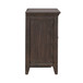 Paradise Valley - 2 Door Bedside Chest With Charging Station - Saddle Brown