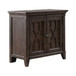 Paradise Valley - 2 Door Bedside Chest With Charging Station - Saddle Brown