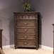 Paradise Valley - 5 Drawer Chest - Saddle Brown