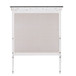 Allyson Park - Crown Mirror - Wirebrushed White / Charcoal
