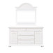 Summer House - Dresser & Mirror - White