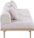 Laguna - 3 Piece Resilient Water Resistant Fabric 106.5" Outdoor Patio Armless Modular Sofa